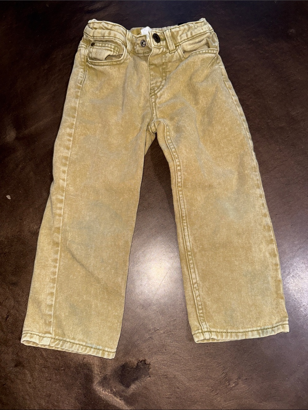 Boys Tan H&M Jeans with Adjustable Waist